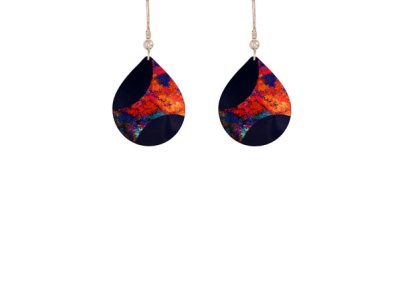 Starburst Orange earrings