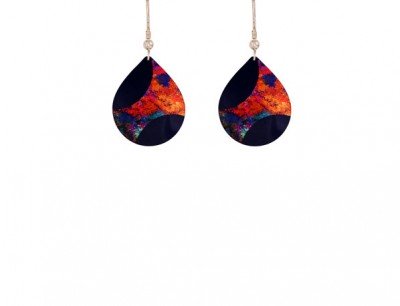 Starburst Orange earrings