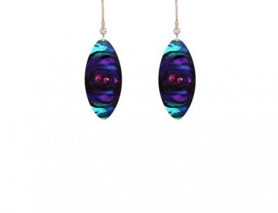 Rose Purple earrings