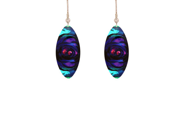 Rose Purple earrings