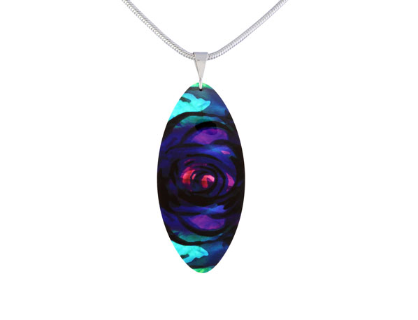 Rose Purple pendant