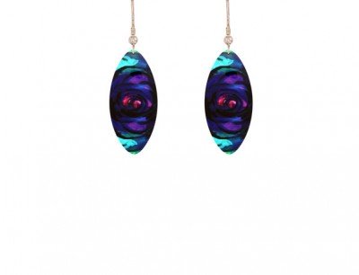 Rose Purple earrings