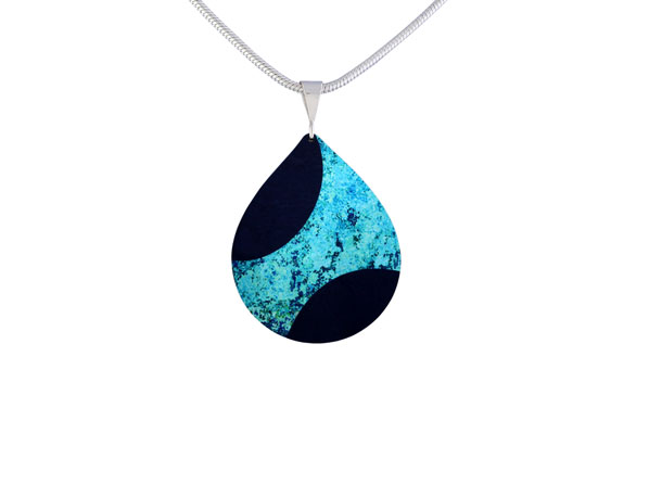 starburst turquoise pendant