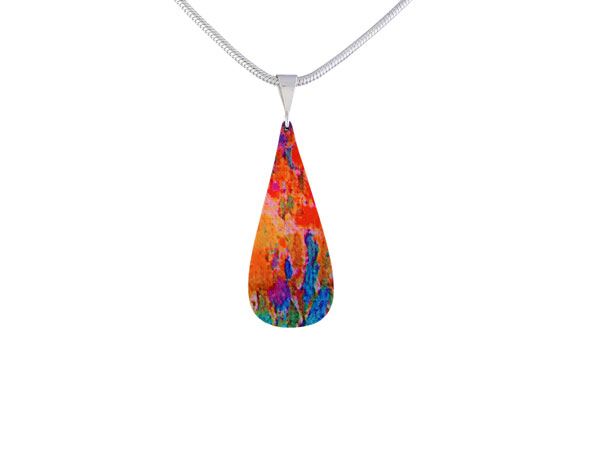 Water Lily Orange Pendant