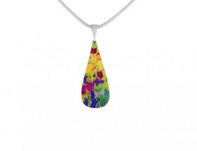 Water Lily Green Pendant