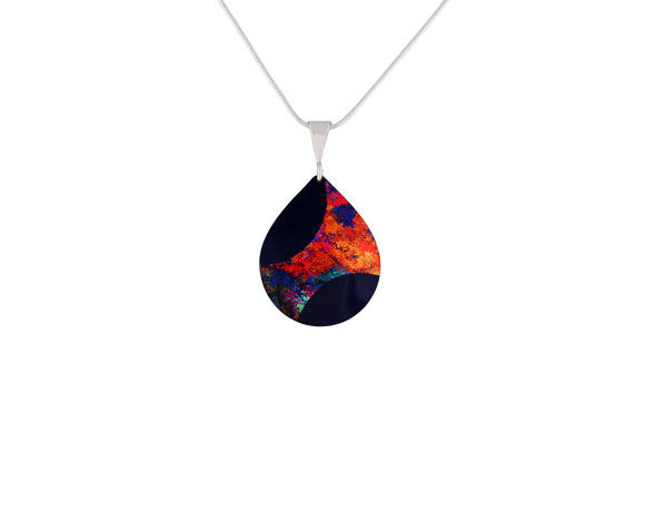 Starburst Orange small pendant