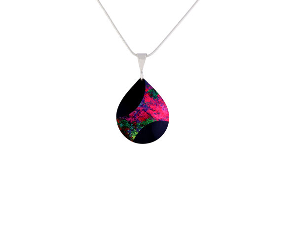 Starburst pink small pendant