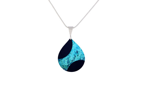Starburst Turquoise small pendant