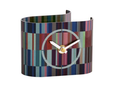 T5 Tessellate Purple desk clock