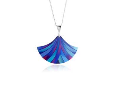Ribbon-Blue-Pendant