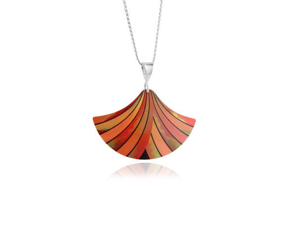 Ribbon-Orange-Pendant
