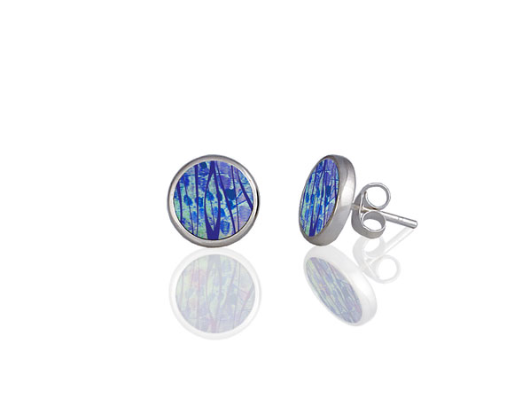 Honesty Blue Stud Earrings