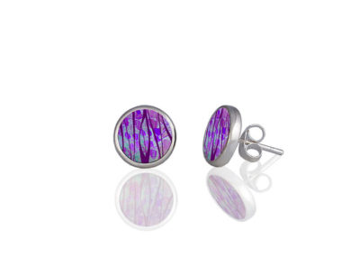 Honesty Purple Stud Earring