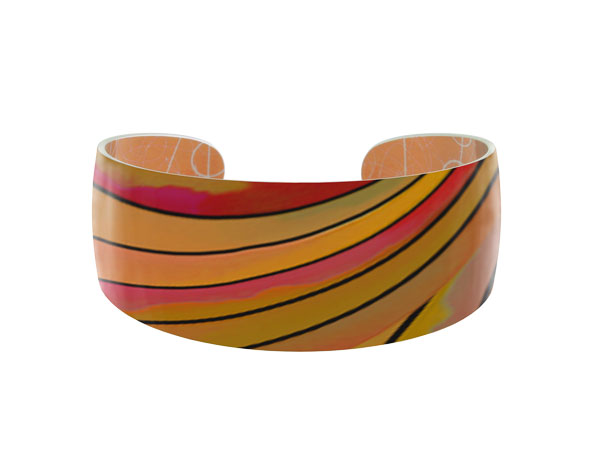 Ribbon Orange Bangle Pixalum