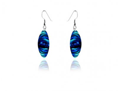 Rose Blue Earrings