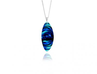 Rose Blue Pendant