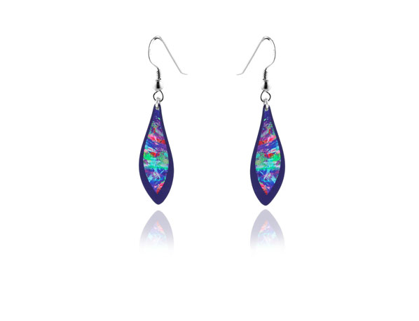 Floral-Purple-Earrings