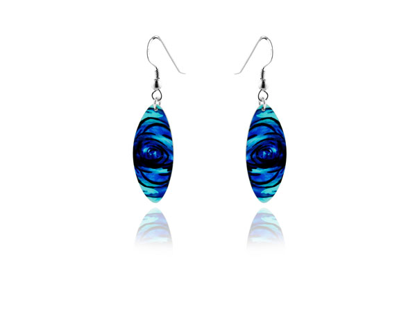 Rose-Blue-Earrings