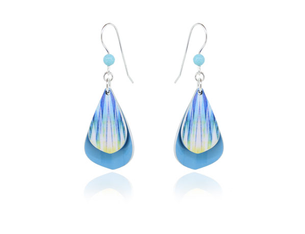 Rumba aluminium Turquoise Earrings