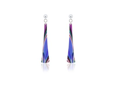 Gardenia Purple Earrings