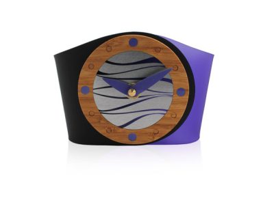 Wave-Purple-Desk Clock