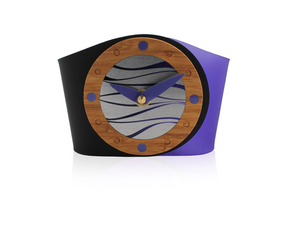 Wave-Purple-Desk Clock Wave-Purple-Desk Clock