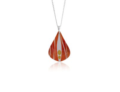 Boho-Orange-Pendant