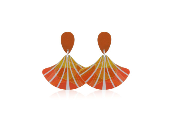 Rhapsody-Orange-Earrings1 Rhapsody Orange Earrings