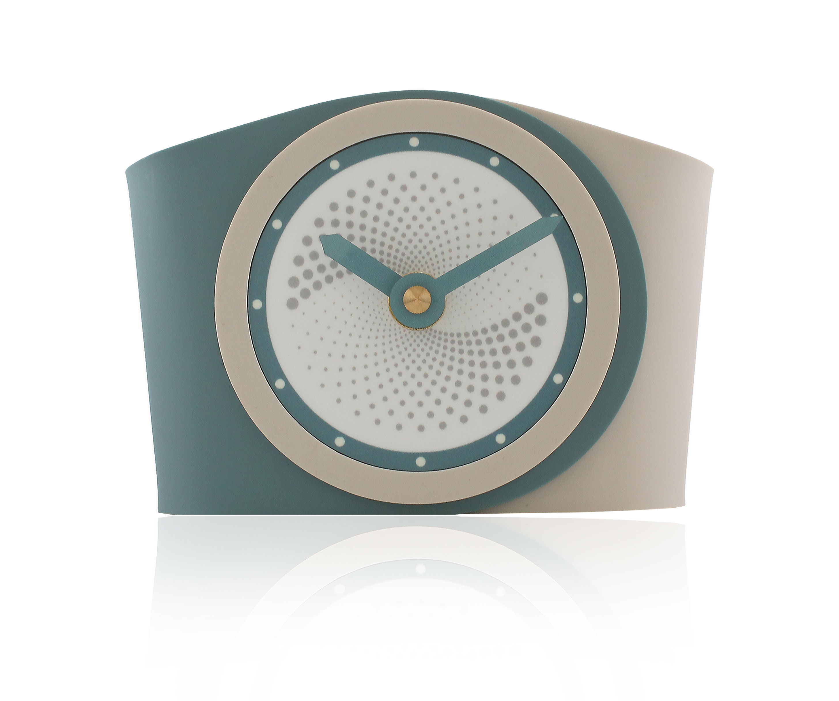 Infinity Blue Desk Clock